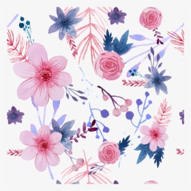 Este Fondos Es Hermosa Acuarela Corona De Flores Pintado - Fondo Flores Acuarela Png, Transparent Png, Free Download