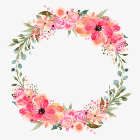 Watercolor Wreath Clipart, HD Png Download, Free Download