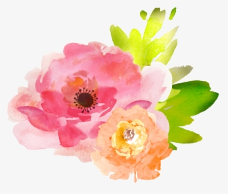 Clip Art Free Watercolor Flower Clipart - Free Watercolor Flowers Transparent Background, HD Png Download, Free Download