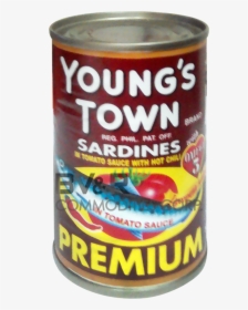 Young’s Town Premium Sardines In Tomato Sauce With - Youngstown Chili Sardines 155g, HD Png Download, Free Download