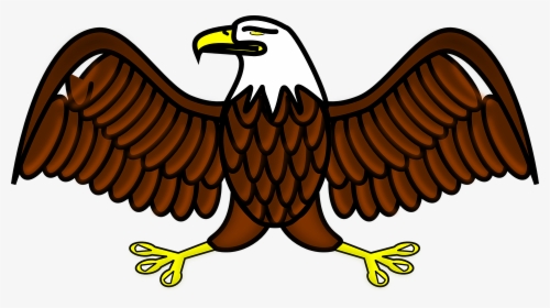 Eagle Bird Symbol Free Vector Graphic On Eagle - Clipart Of Bald Eagle, HD Png Download, Free Download