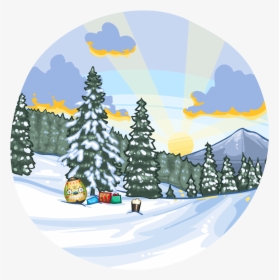 Merry Christmas Scene - Illustration, HD Png Download, Free Download