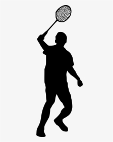 Badminton Black Cartoon, HD Png Download, Free Download