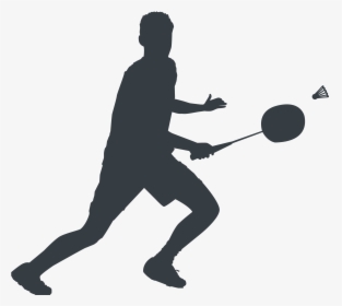 Badminton Image Silhouette Png , Png Download - Badminton Silhouette Png, Transparent Png, Free Download