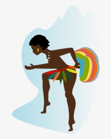 African, Girl, Woman, Dancing, Black, Brown, Color - Clip Art African Dance, HD Png Download, Free Download
