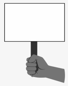 Transparent Hand Holding Sign Png - Stop Sopa, Png Download, Free Download