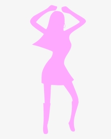 Woman Dance Dancing Dancer Png Image - Disco Silhouette, Transparent Png, Free Download