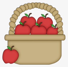 - Cartoon Basket Of Apples - Basket Of Apples Cartoon, HD Png Download, Free Download