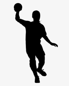 Sports Silhouette Png - Silhouette Football Player Clipart, Transparent Png, Free Download