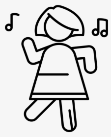 Woman Dancing - Accounting Clipart Black And White, HD Png Download, Free Download