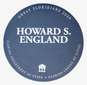 Howard England"s Great Floridian Plaque - Edouard Denis, HD Png Download, Free Download