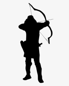 7 Archer Silhouette - Archery Silhouette Clipart Png, Transparent Png, Free Download