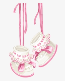 17 - Pink Baby Booties Clipart, HD Png Download, Free Download