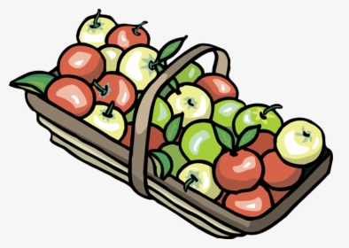Basket Of Apples Clipart Png - Clipart Apples, Transparent Png, Free Download