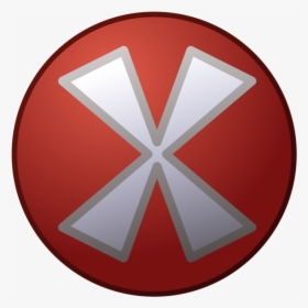 Triangle,symbol,circle - Red Cross Clip Art, HD Png Download, Free Download