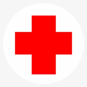 Red Cross Circle 2 Clip Art - Cross, HD Png Download, Free Download