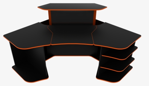 R S Gaming Desk - Red And Black Gaming Desk, HD Png Download, Free Download
