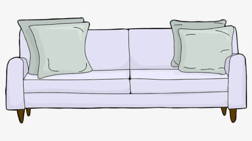 Hand-painted Sofa Png Download - Studio Couch, Transparent Png, Free Download