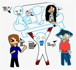 The Friend That Hate People On There Couch - Clip Art, HD Png Download, Free Download