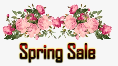 Spring Sale Png Free Background - Pink Rose Border Png, Transparent Png, Free Download