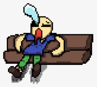 Cartoon Guy Sitting On Couch, HD Png Download, Free Download