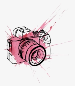 #ftestickers #camera #watercolor #stain #splash #paint - Camera Clipart Transparent Background, HD Png Download, Free Download