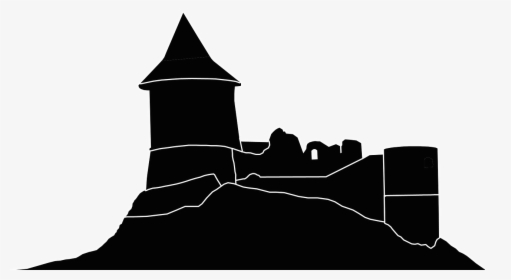 Medieval Castle Silhouette Png, Transparent Png, Free Download