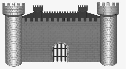Castle, Animal, Medieval, Castle Gate, Wall, Towers - Medieval Castle Transparent Background, HD Png Download, Free Download