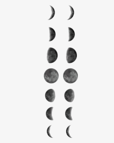 Temporary Tattoo Moon Phases Moon Phase Tattoo Template - Moon Phase Tattoo Outline, HD Png Download, Free Download