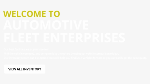 Automotive Fleet Enterprises Homepage - Black-and-white, HD Png Download, Free Download
