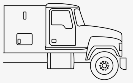 Line Drawing Of Pinnacle 48-inch Flat Top Sleeper - Truck, HD Png Download, Free Download