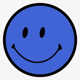 Blue Smiley Face Thank You Page - Transparent Background Emoji Happy Face Clipart, HD Png Download, Free Download