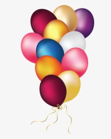 Surprise Clipart Birthday Ballon - Transparent Free Balloons Background, HD Png Download, Free Download