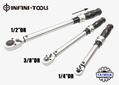 Professional Click Torque Wrench, 1/4",3/8",1/2",3/4 - Wrench, HD Png Download, Free Download