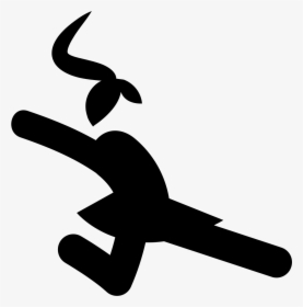 Girl Dancing - Danza Icono Png, Transparent Png, Free Download
