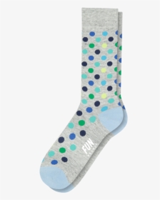 Men"s Polka Dot Dress Socks - Sock, HD Png Download, Free Download