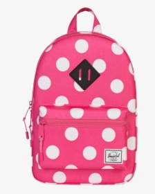 Herschel Backpack Pink Polka Dot, HD Png Download, Free Download