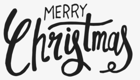 Merry Christmas Text Png Transparent Images - Calligraphy, Png Download, Free Download