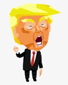 Donald Trump Caricature - Cartoon, HD Png Download, Free Download