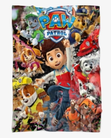 Paw Patrol Fleece Blanket Seizure Colorful Blanket - Animal Figure, HD Png Download, Free Download