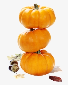 Pumpkin Png - Three Pumpkins Stacked, Transparent Png, Free Download