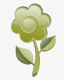 Flower Yellow With Stem Clipart, HD Png Download, Free Download