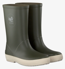 Green Igor Rain Boots Splash Nautico - Work Boots, HD Png Download, Free Download