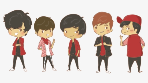 Group Transparent Images - Group Png Boys Cartoon Png, Png Download, Free Download