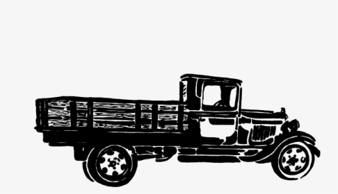 Of An Old Fashioned Truck Full Of Produce To Illustrate - Pickup Truck, HD Png Download, Free Download