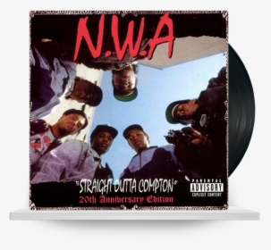 Nwa Straight Outta Compton Vinyl Album , Png Download - Nwa Straight Outta Compton 20th Anniversary Edition, Transparent Png, Free Download
