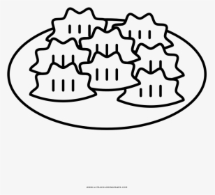 Scallops Coloring Page - Line Art, HD Png Download, Free Download