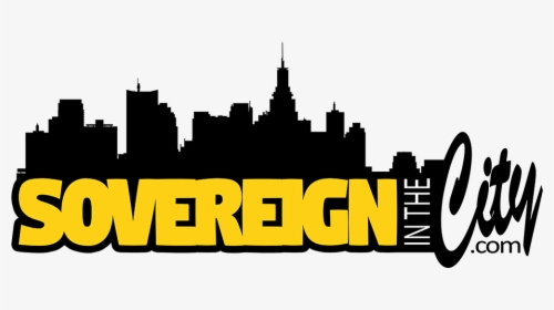 Sovereign In The City - City Skyline Silhouette Png, Transparent Png, Free Download