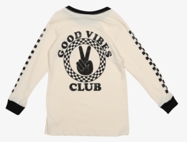 Tiny Whales Good Vibes Club Shirt / Natural"  Class= - Long-sleeved T-shirt, HD Png Download, Free Download
