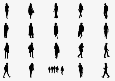Cut Out People Silhouette, HD Png Download, Free Download